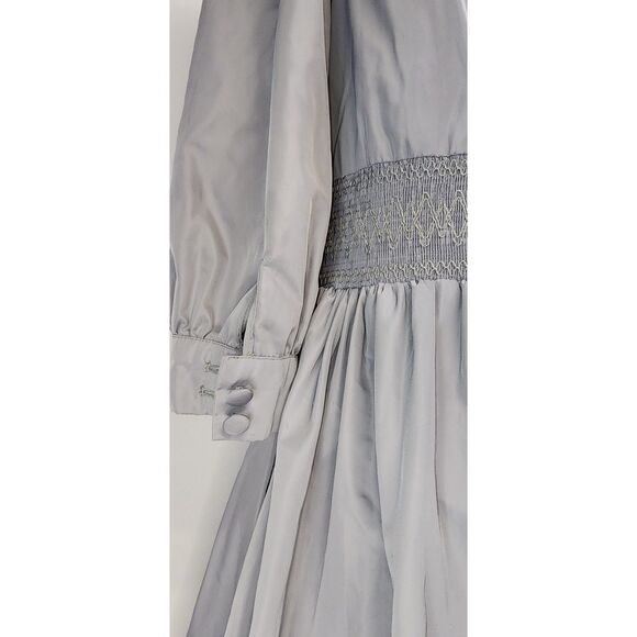 Twelve by Twelve Gray Dress Jacket Trench Coat Size S - Picture 3 of 11